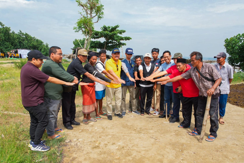Foto Suasana Sinergi Antara UNRAM dengan Pemda Lotim di Desa Ekas Buana, yang Dihadiri oleh Sekda Dr. Drs. H. Muhammad Juaini Taofik, M.A.P, pada Sabtu (17/1/2026) (PKP Lotim)